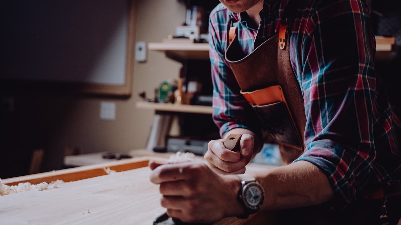 A Christian view of money and work — a craftsman working with his hands