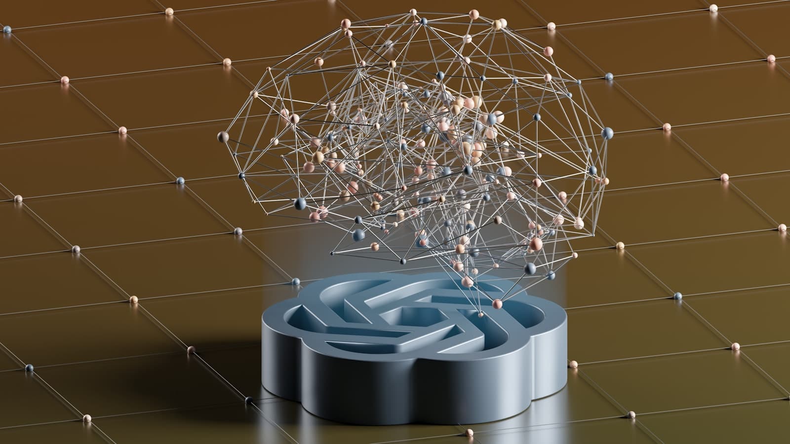 Using AI without losing critical thinking — a neural network beside a laptop